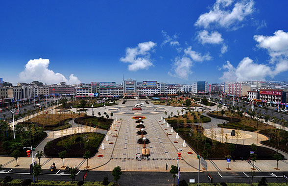 江西萍乡市概览图